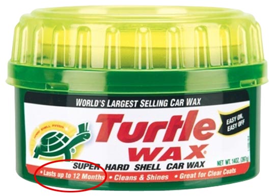Turtle wax super hard shell